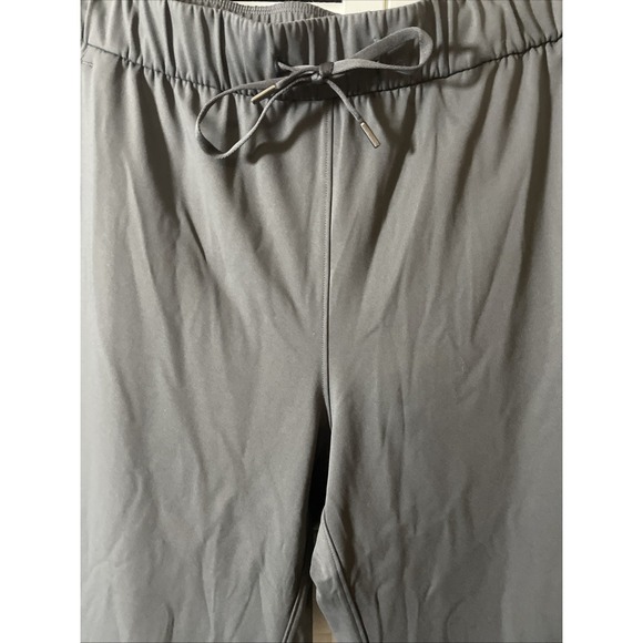 Crz Yoga Active Wear Pants NWT Gray Elastic Waist Women's Size 14 Stretch 34x31 - Picture 2 of 8